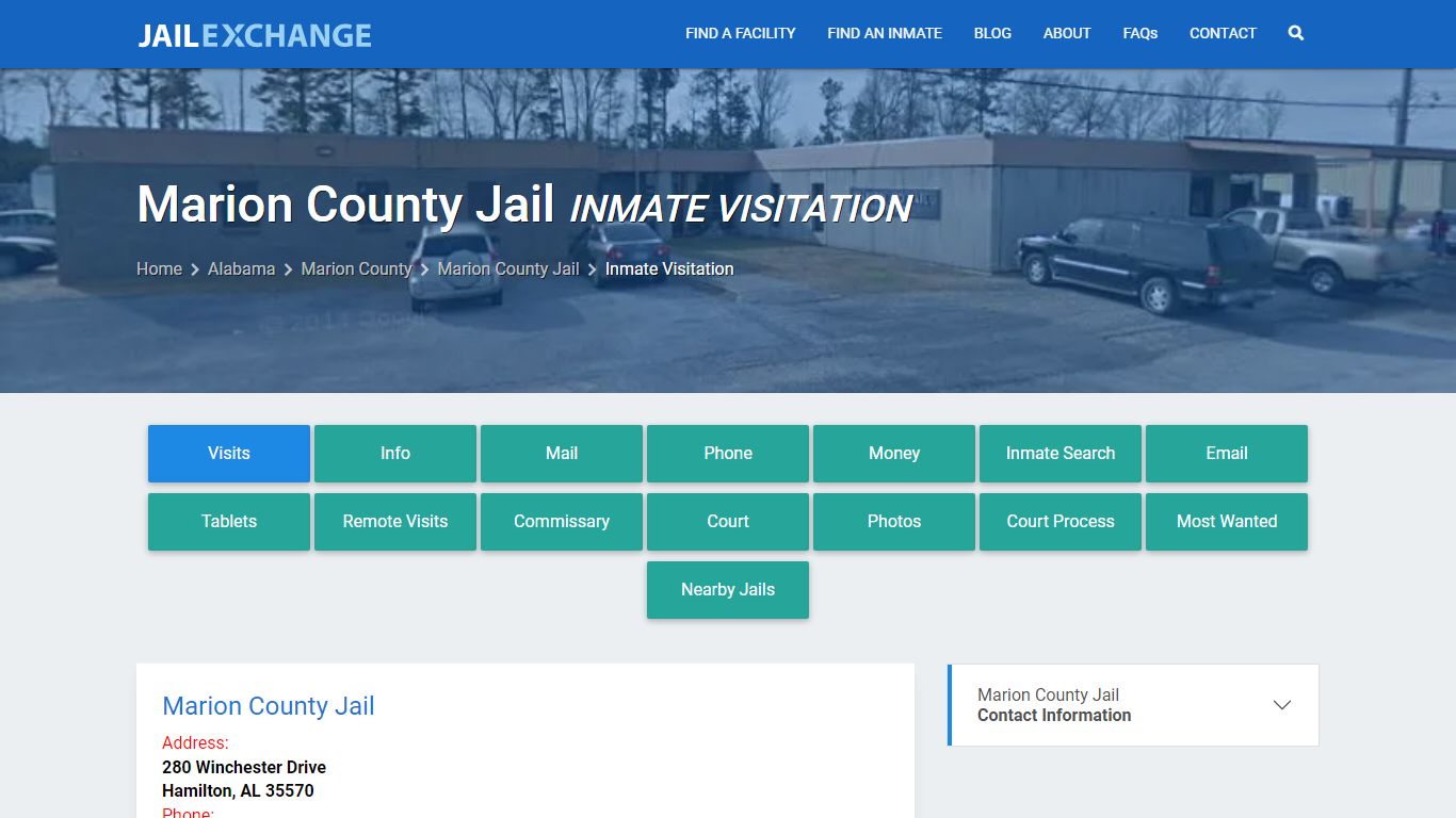 Inmate Visitation - Marion County Jail, AL - Jail Exchange